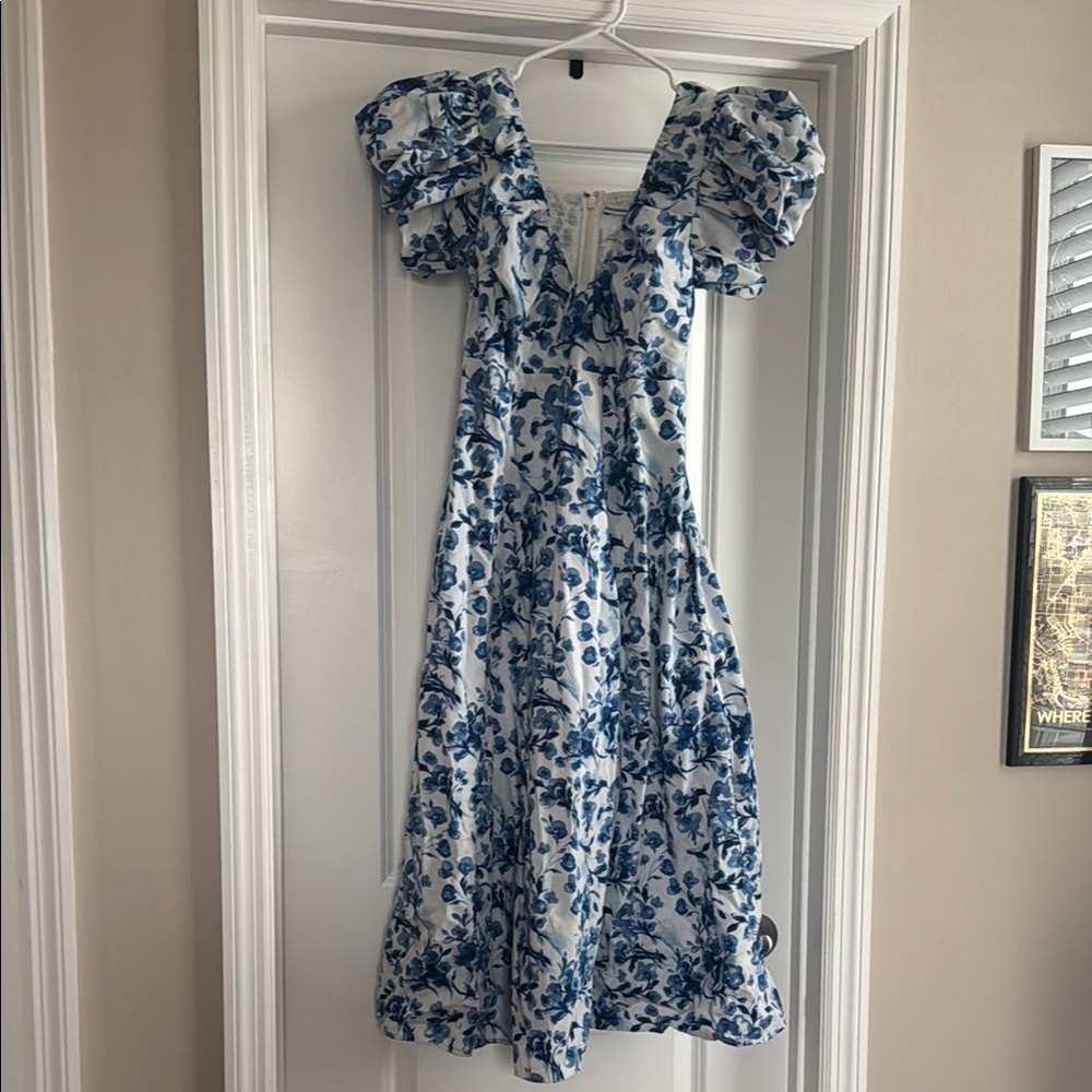 Floral Puff Sleeve Dress